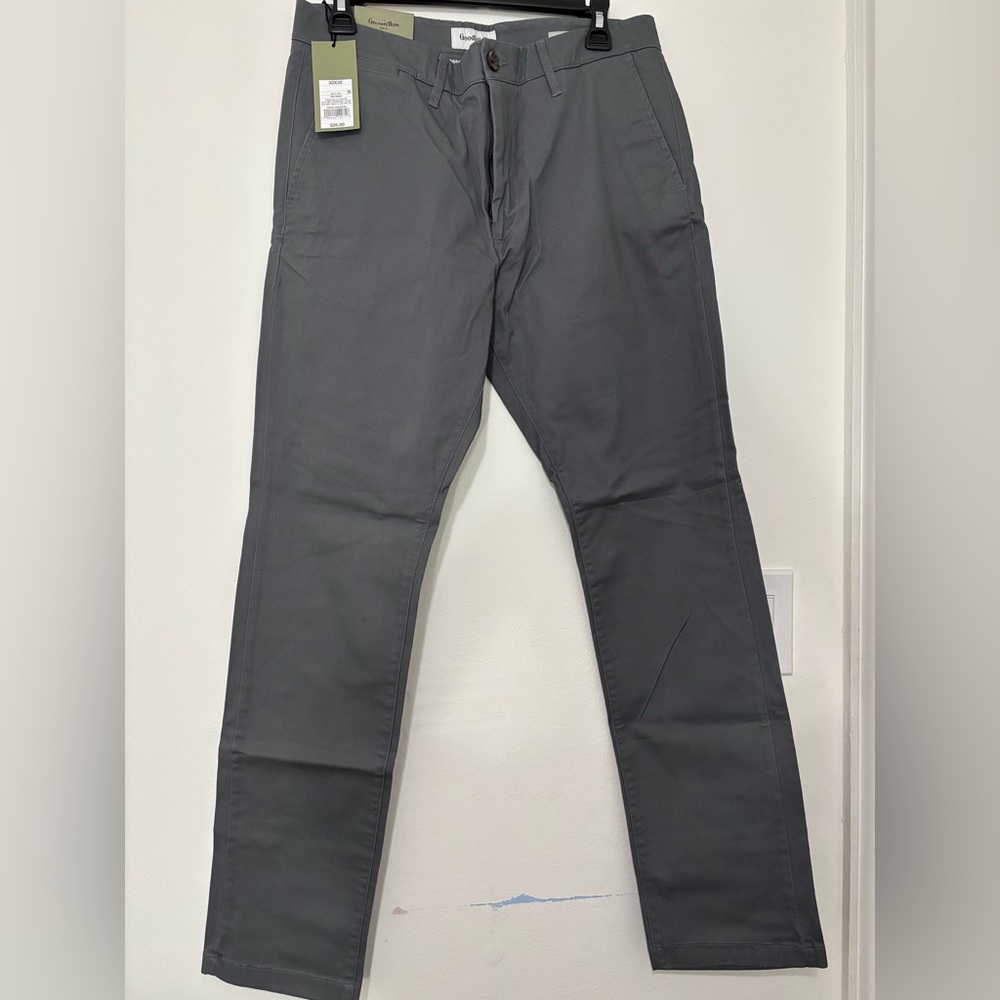 New gray chinos for men